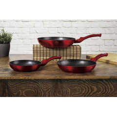 Набор сковородок Berlinger Haus Metallic Line Burgundy Edition (BH-1288) Вараш