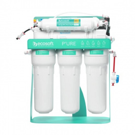 Фильтр обратного осмоса Ecosoft P'URE AquaCalcium Mint с помпой на станине