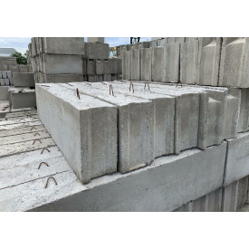 Блок бетонный фундамента ФБС 12-4-6