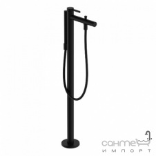 Смеситель для ванны напольный Hansgrohe Zesis S 74445670 матовый черный