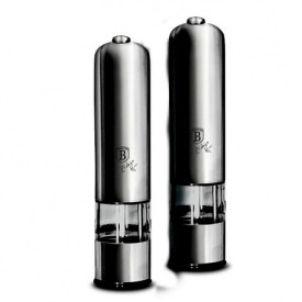 Набор электрических мельниц для соли и перца Berlinger Haus Metallic Line Carbon Pro Edition (BH-1904)