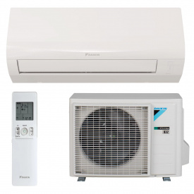 Кондиционер Daikin Sensira FTXF 35E/RXF 35E 35м2 (-15°С) R-32 инверторный, белый + пульт ДУ (Wi-Fi)