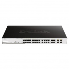 Комутатор D-Link DGS-1210-24P PoE, 193Вт