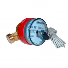 Лічильник води B Meters з імпульсним датчиком GSD8-R Ø3/4" ГВ 30°С-90°С Qn=4 м³/г