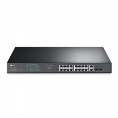 Комутатор TP-Link TL-SG1218MPE 16xGE (16xPoE), 2xSFP, 250Вт, Websmart Киев