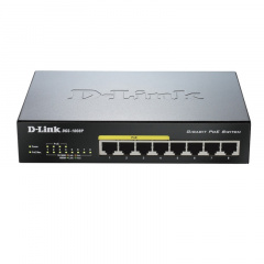 Комутатор D-Link DGS-1008P, 8xGE 4xGE PoE, 4xGE, 80Вт Оріхів