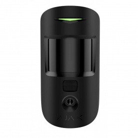 Датчик руху бездротовий з підтримкою фотоверифікації Ajax MotionCam S (PhOD) Jeweller (8PD) black чорний
