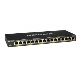 Комутатор Netgear GS316P 16xGE PoE, 115Вт