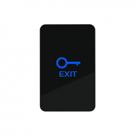 Кнопка виходу cенсорна накладна Trinix ART-901 Black чорна (70-00033)