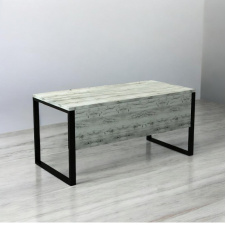 Стол руководителя Tobi Sho LOFT Iceberg СКА/1 прямой столешница 36 мм, 1800х800х765 Дуб крафт белый