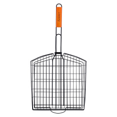 Залізна решітка з антипригарним покриттям для гриля 30.5x32x5.5см Kamille KL225198 Буча