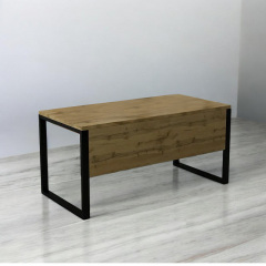 Стіл керівника Tobi Sho LOFT Gold СКГ/1 прямий стільниця 36 мм, 1600х800х765 Дуб аппалачі Суми