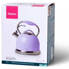 Чайник из нержавеющей стали Felicity Lilac на 2.6л со свистком DP86440 Fissman Кропивницкий