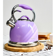 Чайник из нержавеющей стали Felicity Lilac на 2.6л со свистком DP86440 Fissman Кропивницкий