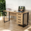 Стіл письмовий Tobi Sho LOFT Gold СПЛГ/2 прямий з шухлядами, стільниця 36 мм, 1600х600х765 Дуб аппалачі Луцьк