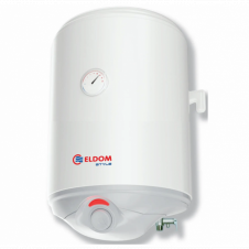 Бойлер Eldom 1,5 кВт 30 л мокрый ТЭН, вертикальный, белый (72269W)