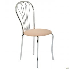 Кухонний стілець Ванесса ніжки-хром сидіння шкірозамінник Володарськ-Волинський