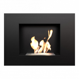 Биокамин Kratki ALPHA стальной, черный (ALPHA/CZARNY/TUV)