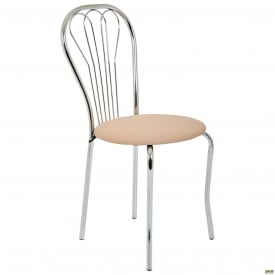 Кухонний стілець Ванесса ніжки-хром сидіння шкірозамінник