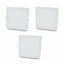Комплект світильників світлодіодних Lightwell LW-SQ-RCD-12 12 W 3 шт Ізмаїл