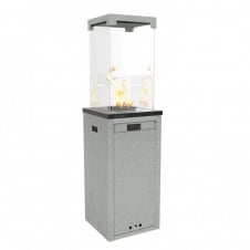 Газовый обогреватель Kratki Patio Light 8 кВт сталь, уличный, гранит (PATIO/SLC/G30/37MBAR/S/G)