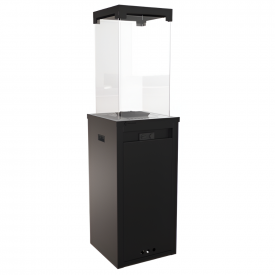 Газовый обогреватель Kratki Patio Light 8 кВт сталь, уличный, черный (PATIO/SLC/G30/37MBAR/S/CZ)