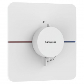 Термостат для душа Hansgrohe ShowerSelect латунь, белый матовый (15588700)