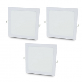 Комплект світильників світлодіодних Lightwell LW-SQ-RCD-18 18 W 3 шт
