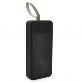 Повербанк Powerbank Voltronic YM-318KCX 30000mAh, With 3 owner cable, plastic, Black, BOX