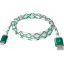 Кабель Defender USB08-03LT USB(AM)-MicroBM GreenLED Backlight 1m (6343357) Київ