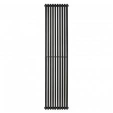 Трубчастий радіатор Betatherm Quantum 2 2000x525x104 мм вертикальний RAL 9005 MAT