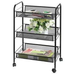 Стеллаж мобильный LEOBERT Loft Black Королёво