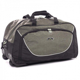 Сумка дорожная спортивная на колесах Wallaby 10428-1 57L Черный хаки (1536244609)