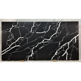 Кварцит Nero Venato 323х163x2 код 200630-2