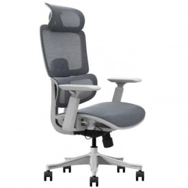 Крісло поворотне WALTER сіра сітка/сірий каркас