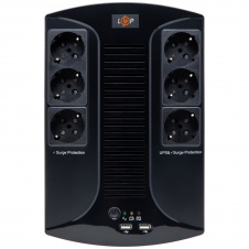 Фото - ИБП со ступенчатой синусоидой LogicPower LP 850VA-6PS 595 Вт линейно-интерактивный (6900043250018) ИБП со ступенчатой синусоидой LogicPower LP 850VA-6PS 595 Вт линейно-интерактивный (6900043250018)