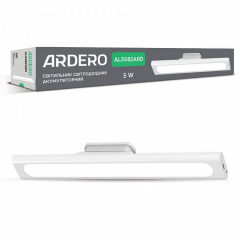 Лампа акумуляторна Ardero AL5082ARD 5 Вт 350х40х50 мм White Нововолинськ