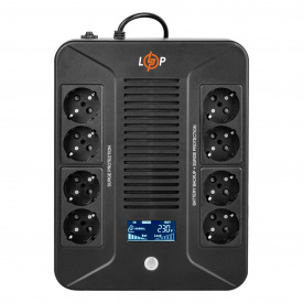 ИБП со ступенчатой синусоидой LogicPower LP-800VA-8PS 480 Вт линейно-интерактивный (6900161610015)