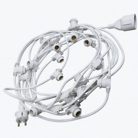 Гірлянда для вулиці Feron CL50-13 Белт-лайт (Belt-light) 230 V 20хЕ27 10 м White
