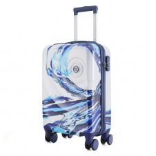 Валіза Semi Line 20" S 44 л White Blue (T5653-1)