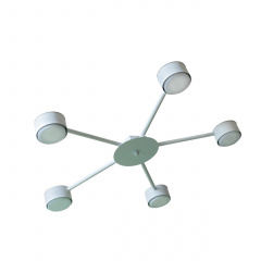 Люстра стельова MSK Electric Copter 5 плафонів GX53 NL 8040-5 WH Білий 618716 Чернівці