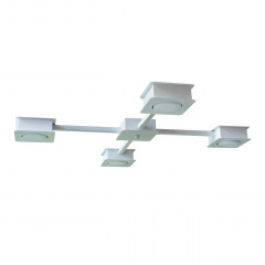 Люстра стельова MSK Electric Space 4 плафони GX53 NL 12040-4 WH Білий Київ
