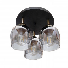 Світильник стельовий MSK Electric Enigma PL 20241-3R BK 619326 Конотоп