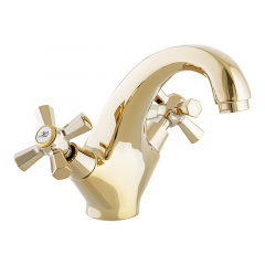 Смеситель для умывальника Mixxus Premium Retro Gold-161 (MI5848) Кропивницкий