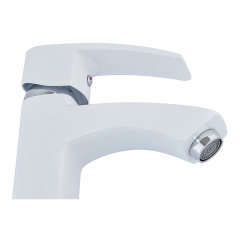 Змішувач для умивальника Mixxus Magnum 001 White-Chrome (MI6201) Запоріжжя