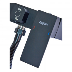 Змішувач для ванни Zerix KUB-008 Black SUS304 (ZX4851) Токмак