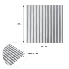 Панель-рейка Sticker Wall 665x665x5 мм Біло-сірий (D) SW-00002531 Київ