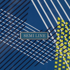 Валіза Semi Line 24" M 67 л Blue Pattern (T5652-2) Іршава