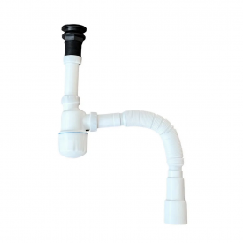 Сифон для раковины GRANADO пластик, белый (23819)