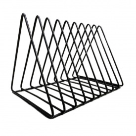 Подставка под доски, книги, журналы ART 26*17*20 см черная 1565654/1007